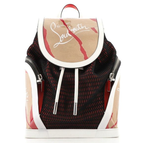 Christian Louboutin Handbags - Christian Louboutin Explorafunk Backpack PVC and Leather